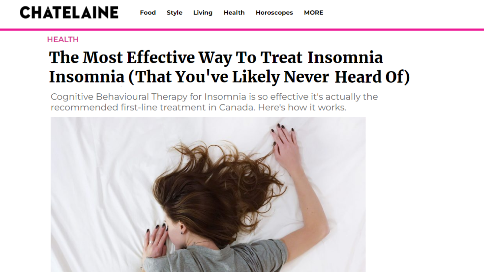 The Most Effective Way To Treat Insomnia (That You've Likely Never Heard Of)